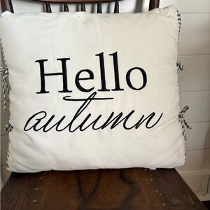 Hello Autumn Decorative Pillow